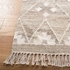 preview thumbnail 8 of 23, SAFAVIEH Handmade Natural Kilim Domiziana Wool Rug with Fringe