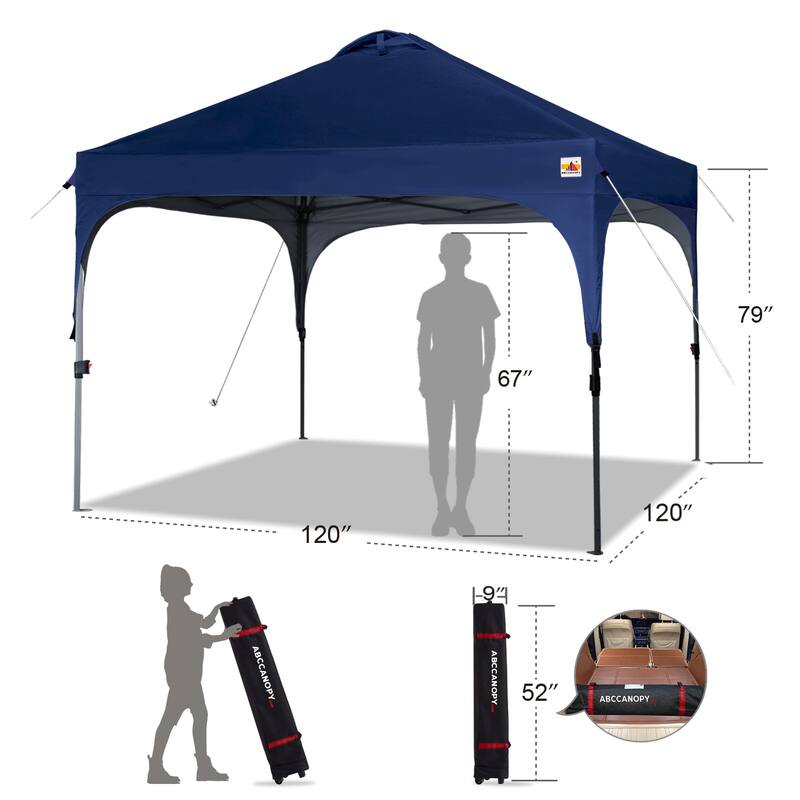 ABCCANOPY Outdoor Pop up Camping Sun Shelter Canopy Tent