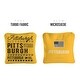 preview thumbnail 2 of 2, Pittsburgh Football Yellow Dual Sided Cornhole Bags