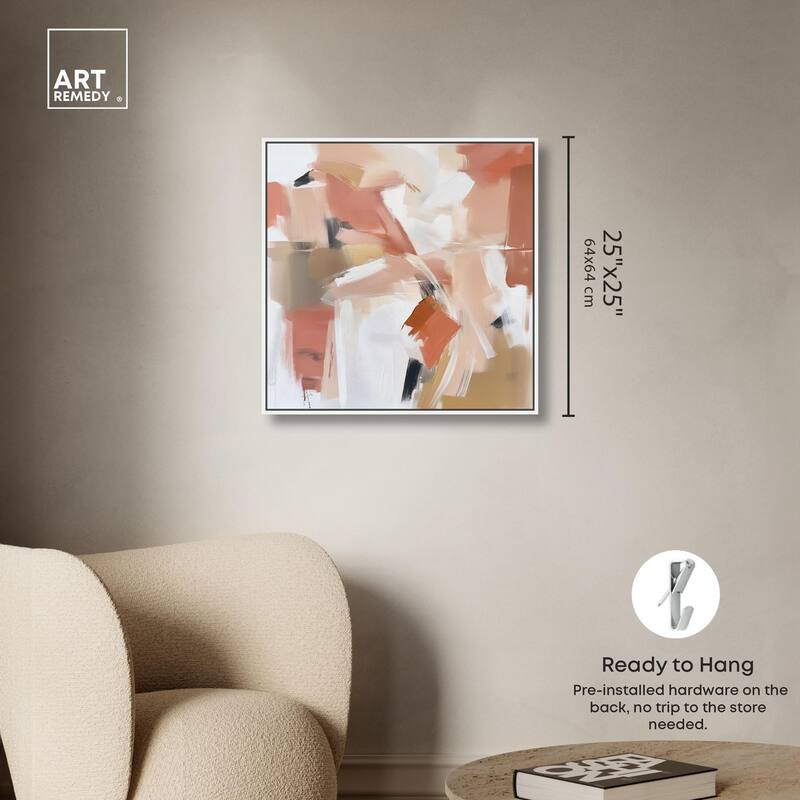 Rose and Rust I Canvas by Art Remedy