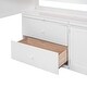 preview thumbnail 13 of 11, Wood Twin Loft Bed with Rolling Cabinet, Desk & Drawers, Versatile Loftbed Frame with Super Storage Space-No Box Spring Needed