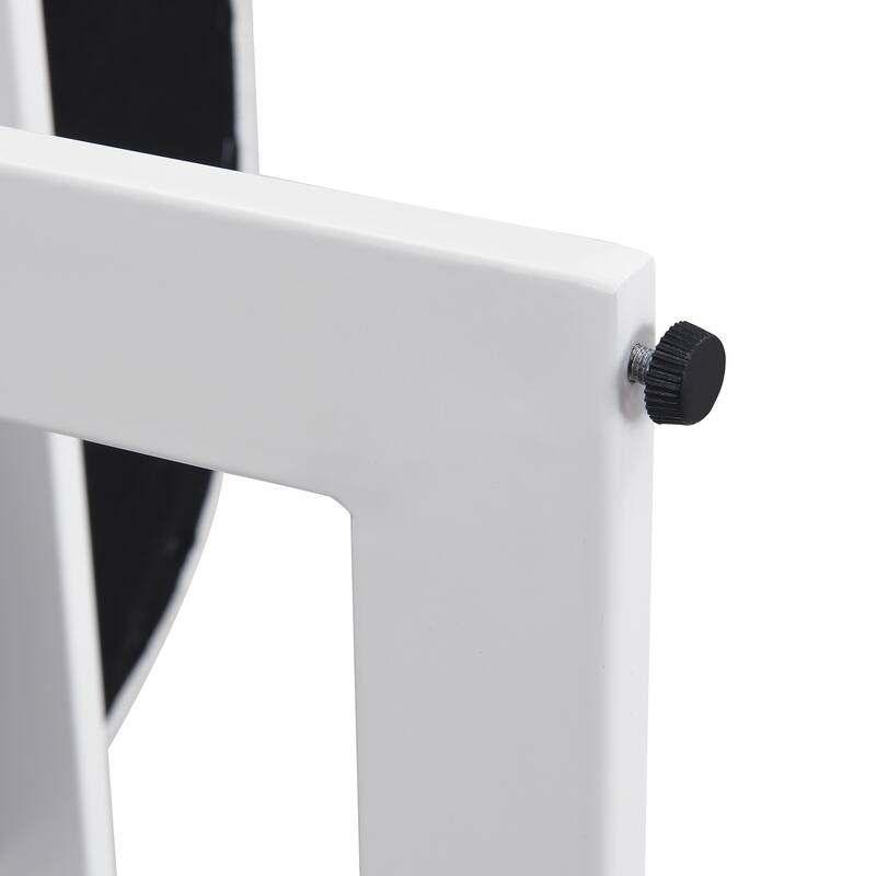 Upholstered Dining Chairs Set of 2, Fabric Armchairs with Metal Frame