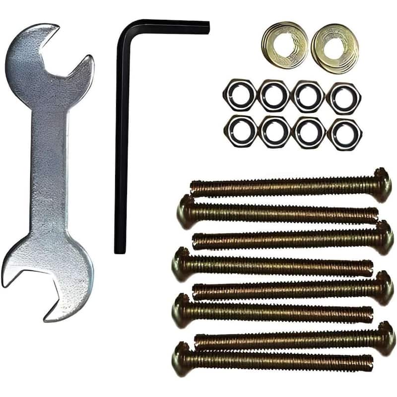 42 Pcs Bed Frame Hardware Set, Furniture Screws Bolts Washers