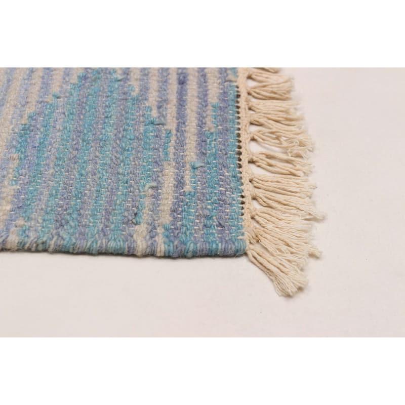 Ankara Blue Kilim 5'2" x 7'9" - 5'2 x 7'9