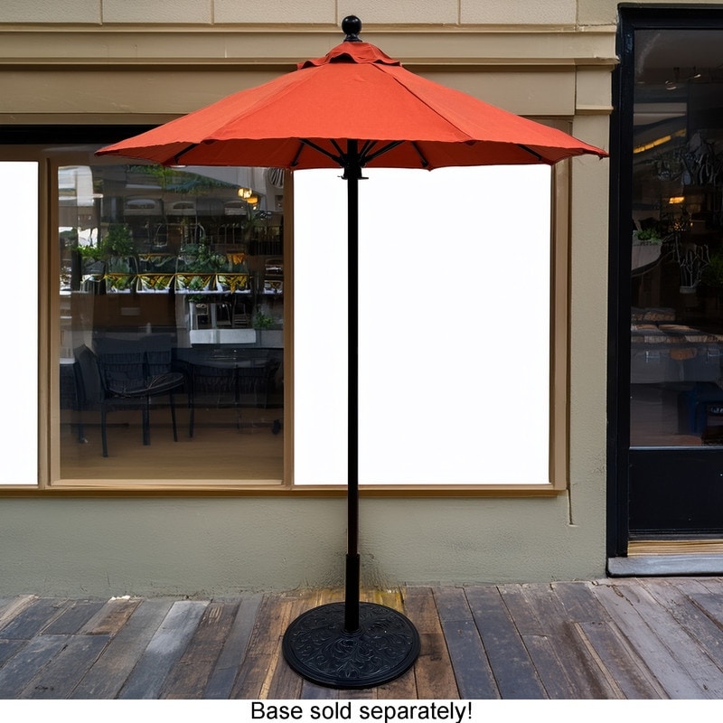 Tropishade 6' Bistro/Balcony/Cafe/Deck Commercial Patio Umbrella. Sunbrella cover. Good for compact space.