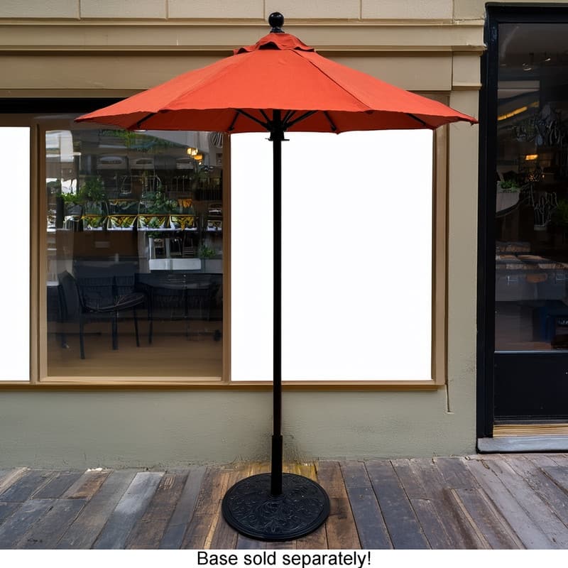 Tropishade 6' Bistro/Balcony/Cafe/Deck Commercial Patio Umbrella. Sunbrella cover. Good for compact space.