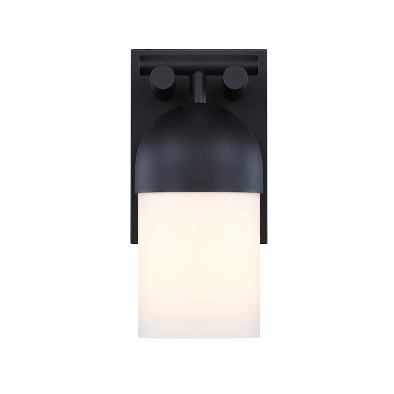Designers Fountain D348M-14EW Ever Spring 14" Tall Outdoor Wall Sconce - Black