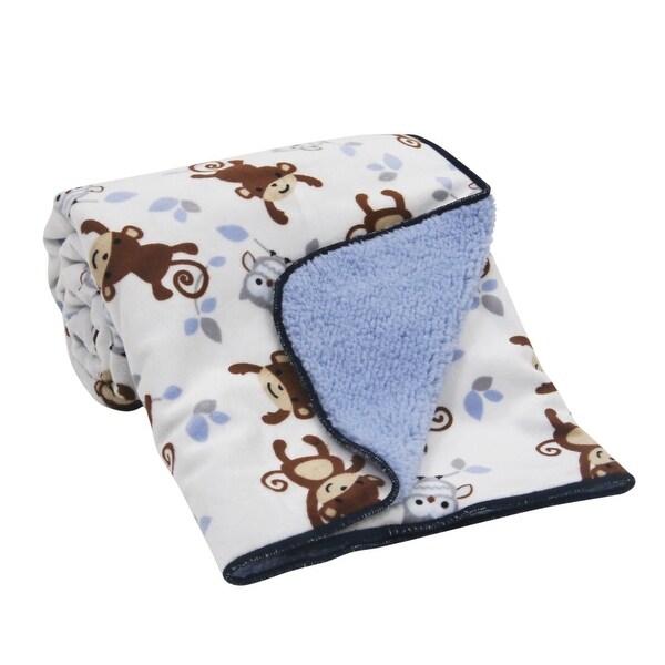 soft blue baby blanket