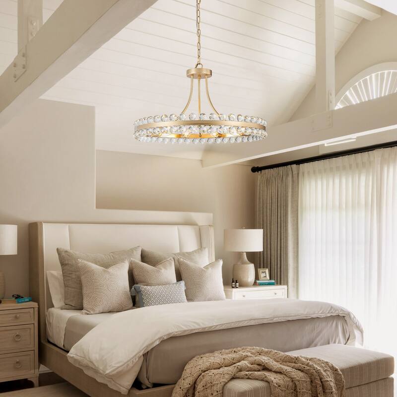 Starsky 4/9-Light Candle Style Wagon Wheel Chandelier