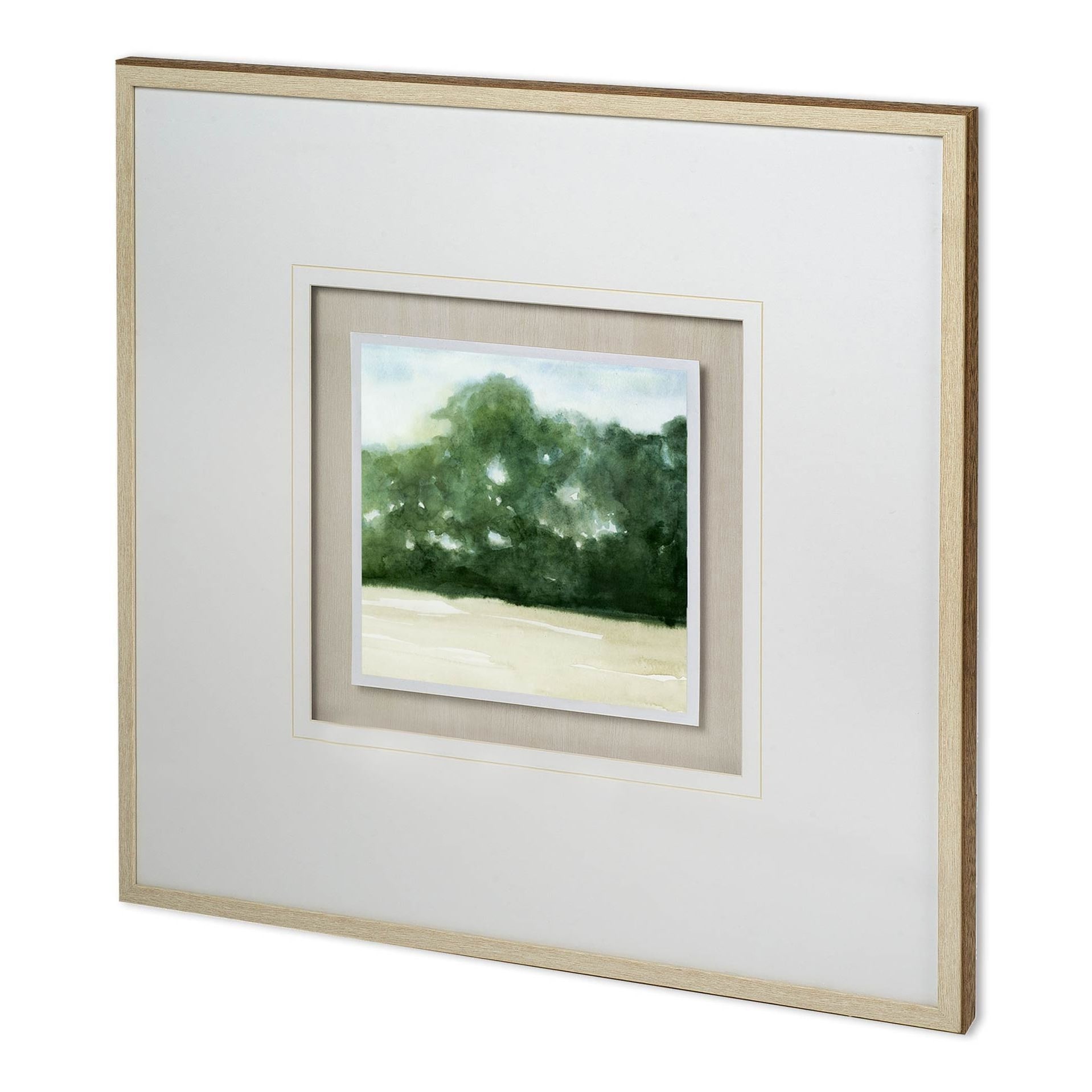 Mercana Loose Landscape II by Grace Popp a Hand Embellished Textured Framed Art Print Matted under Glass