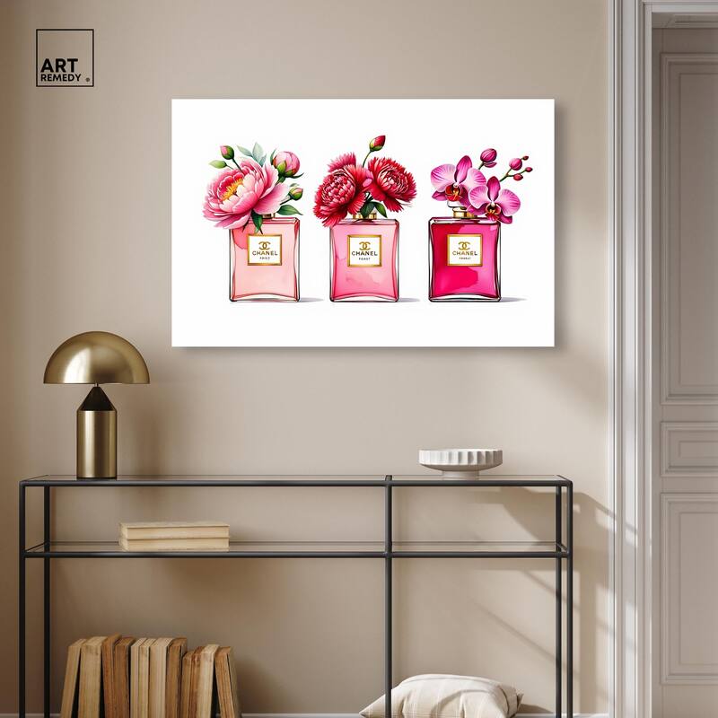 Fragrant Florals Canvas by Art Remedy, Gallery Wrapped