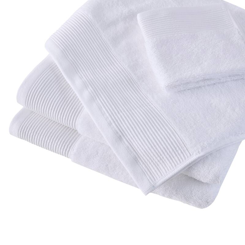 Beautyrest Nuage Cotton Tencel Blend Antimicrobial 6 Piece Towel Set