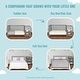 preview thumbnail 5 of 3, Dream On Me Milo 5-In-1 Convertible Crib and Changing Table I Free Changing Pad - Storm Grey