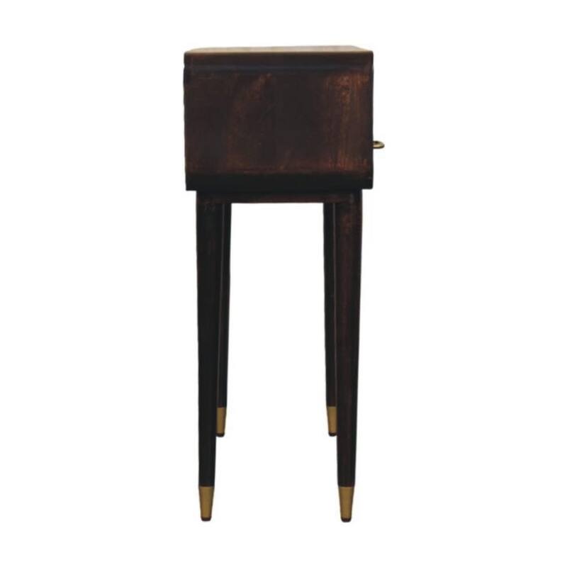 Artisan Furniture Solid Wood Astor 2-Drawer Nightstand ,Brown