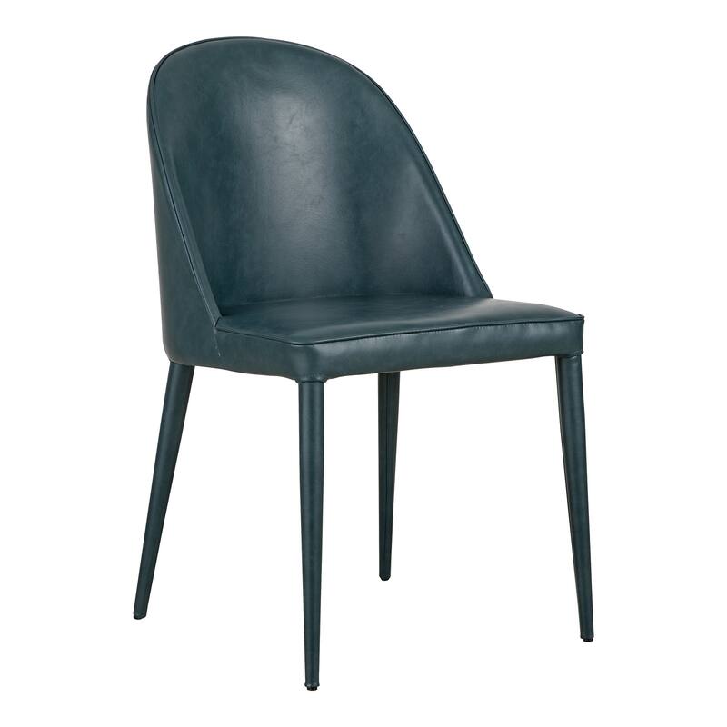 Aurelle Home Beau Modern Vegan Leather Parson Dining Chairs (Set of 2)