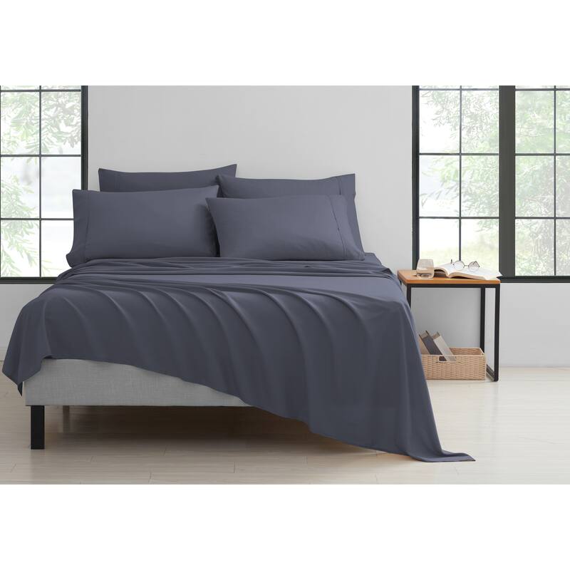 Bamboo 6-Piece Luxury Sheet Set - Twin - Grey