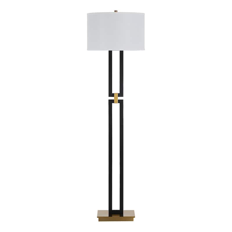 Everren Theo 64.5" Height Floor Lamps, Matte Black - Matte Black