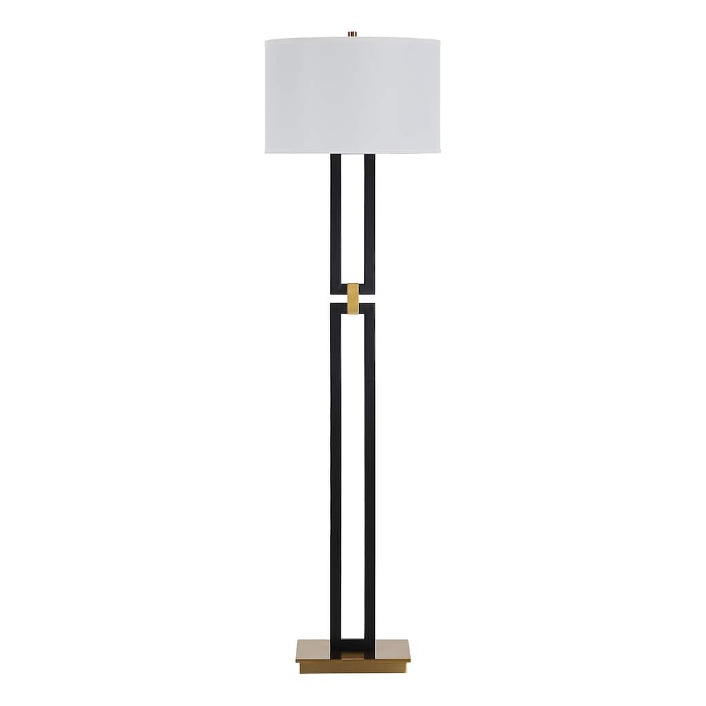 Everren Theo 64.5" Height Floor Lamps, Matte Black - Matte Black