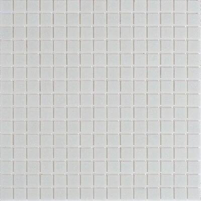 Apollo tile 12" x 12" Dune Glossy Cloud Gray Glass Tile (20 sq ft/case) - 20 Pack