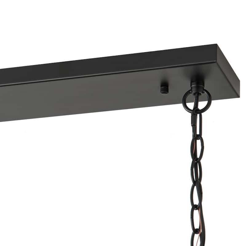 8-Lights Creative Candle Lamp Head Kitchen Island Lights - 46.5"D×17.7"W×91.7"H (Adjustable)