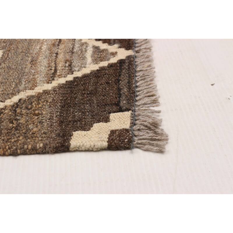 Sivas Brown Kilim 6'11" x 10'0" - 6'11 x 10'0