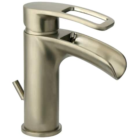 Jacuzzi Bretton 1.2 GPM Single Hole Bathroom Faucet with Optional Deck