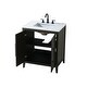 preview thumbnail 11 of 9, Elegant Lighting VF29330 Millie 30" Free Standing Single Basin Vanity