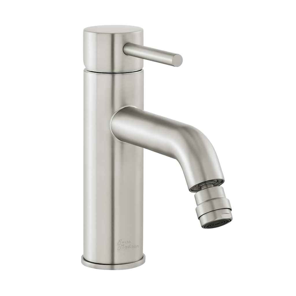 Dieppe Bidet Faucet In Nickel - 17.32" x 12.6" 17.52"