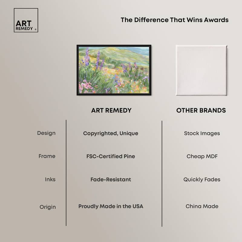Blooming Fields Canvas by Art Remedy