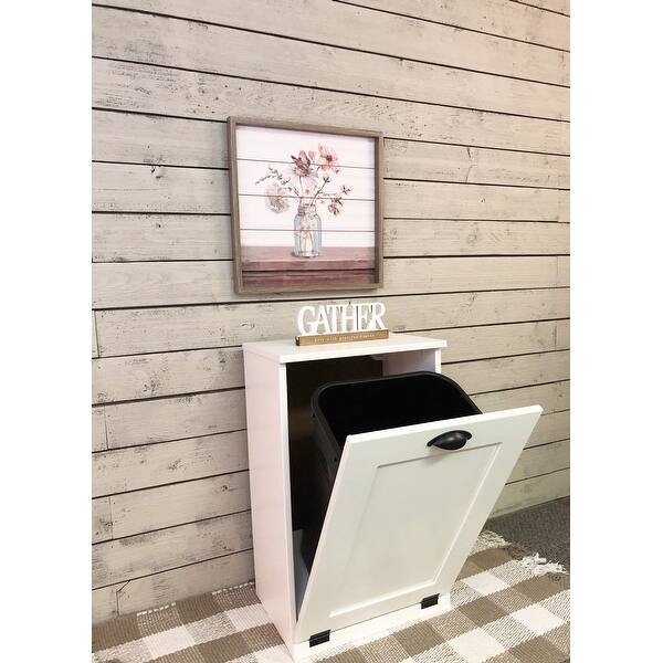 Shop Tilt Out Trash Cabinet 28 5 In Tall 10 Gal On Sale Overstock 31047528