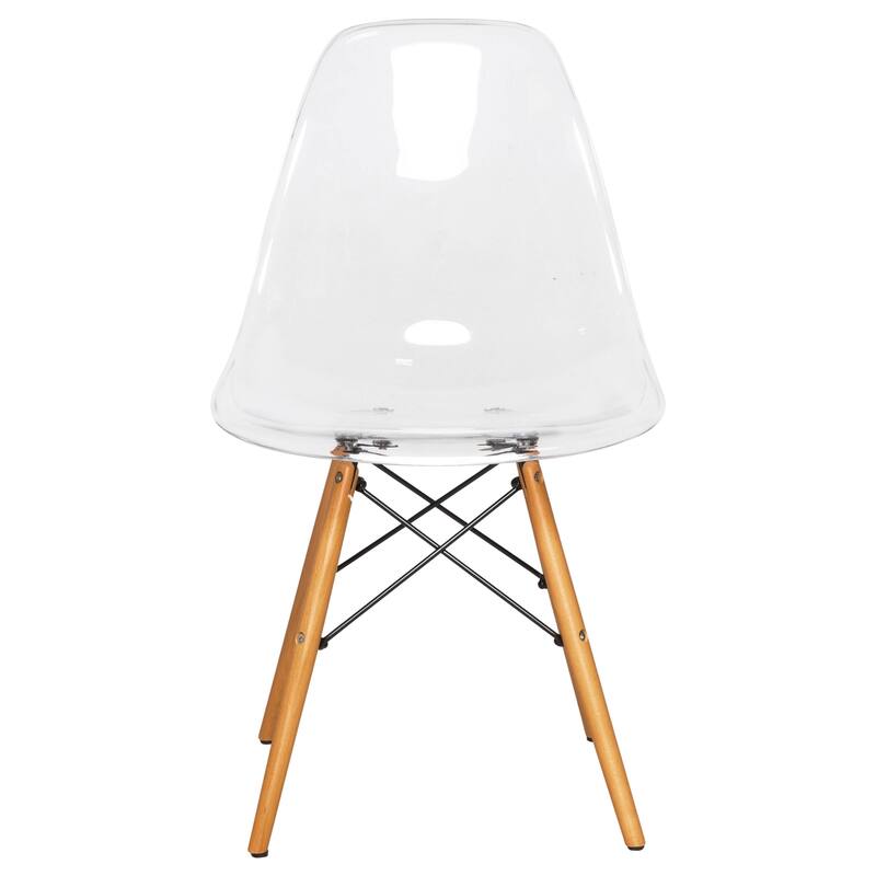 3-Piece Dining Set with 31-Inch Round Solid Wood Table and 2 Dining Chairs with Beech Wood Legs