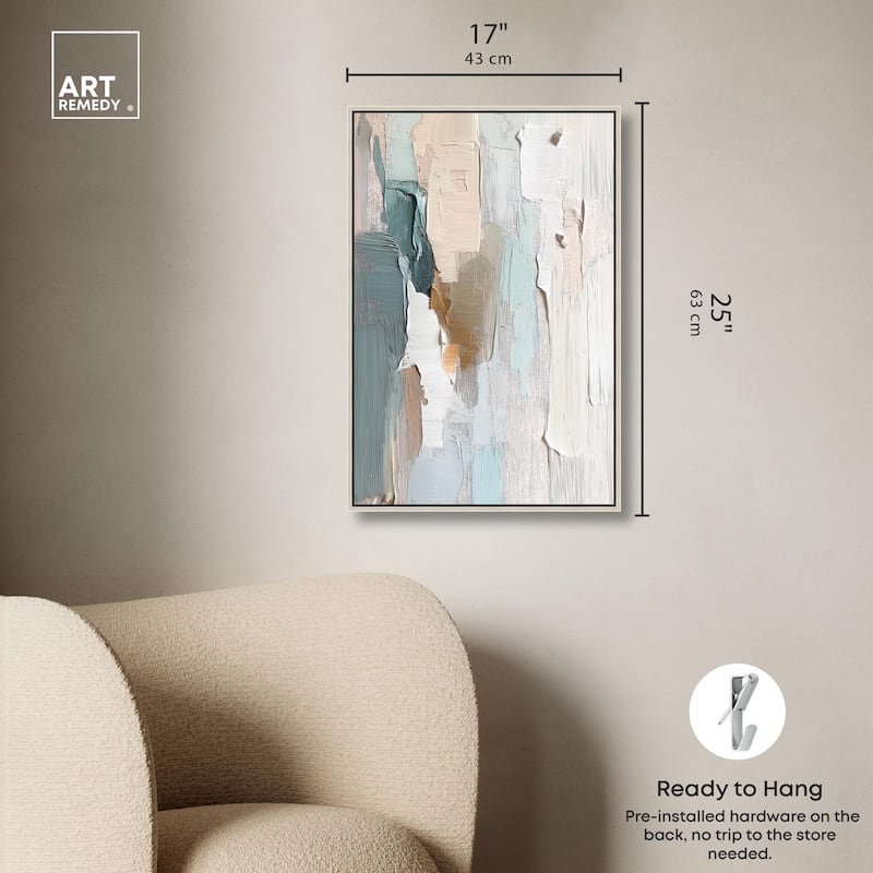 Impasto Intervals I Canvas by Art Remedy