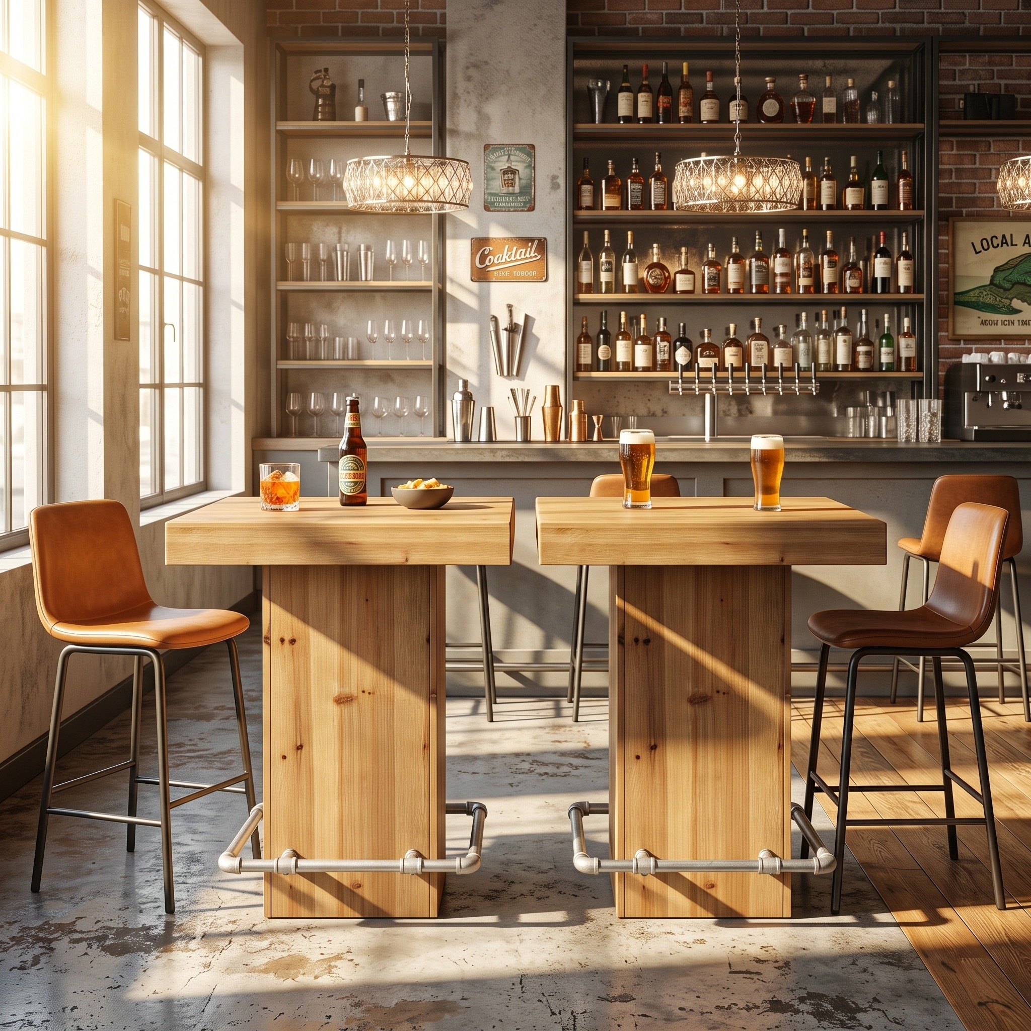 Square, Wood Bar Tables - Bed Bath & Beyond