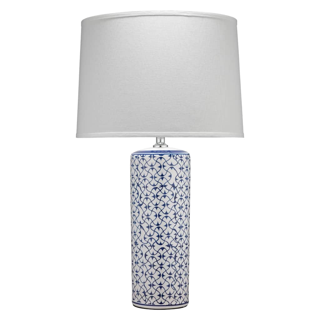 Alden Decor Elouise Ceramic Table Lamp, Blue