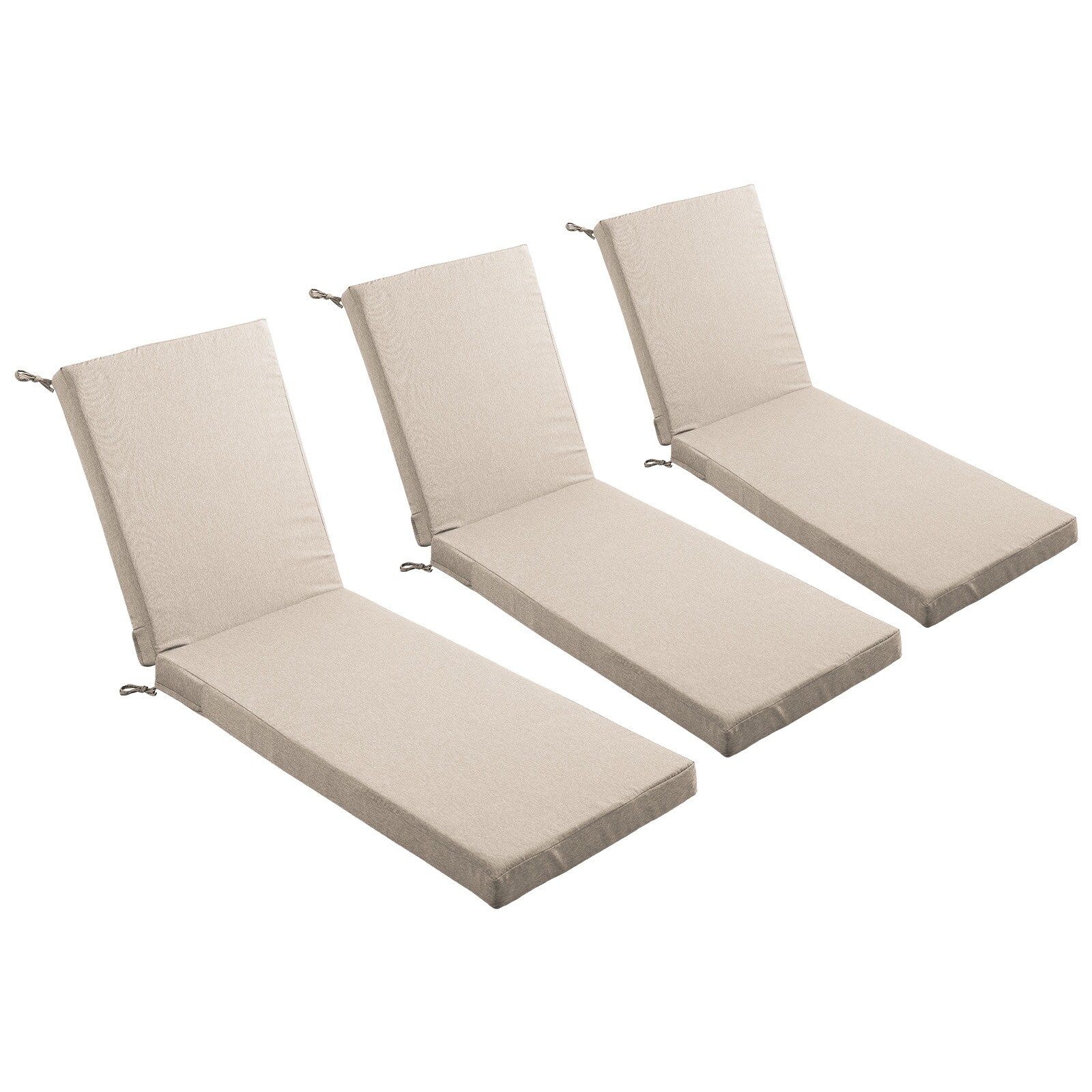 22.4 in W x 71.9 in L x 3.5 in Thickness Outdoor Chaise Lounge Replacement Cushion