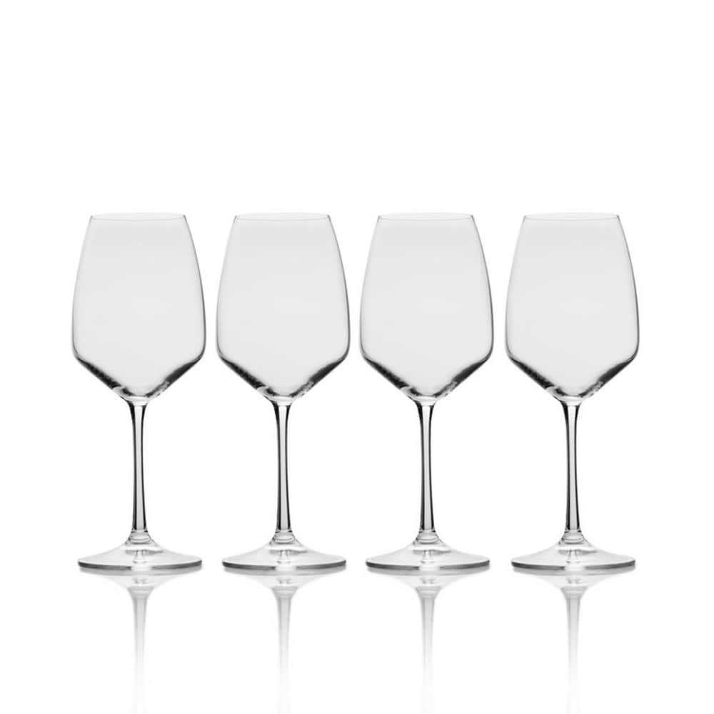 Mikasa Cheers Martini Glass, 10-Ounce, Set of 4 & Cheers  Highball Glass, 19.75-Ounce, Set of 4: Martini Glasses
