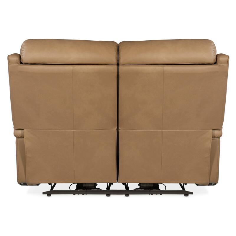 Hooker Furniture SS703-RHEA-POWER-LOVESEAT Rhea 56" Wide Leather Power