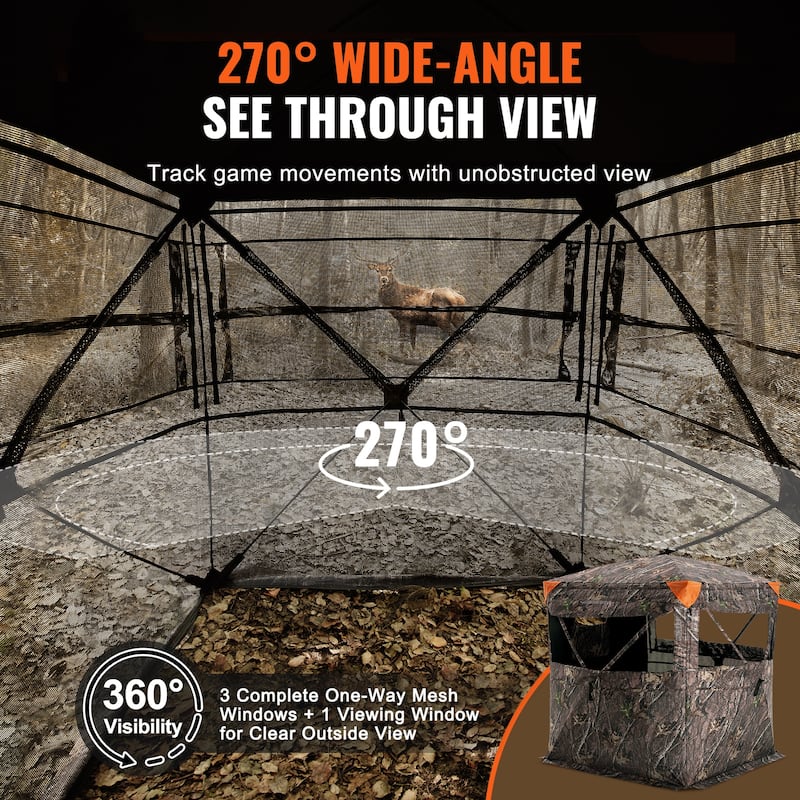 Hunting Blind Portable Resilient Hunting Tent for Turkey and Deer Hunting
