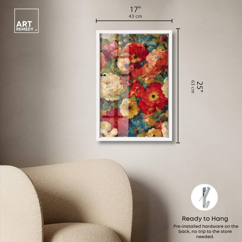 Garden Tapestries II Shadowbox by Art Remedy