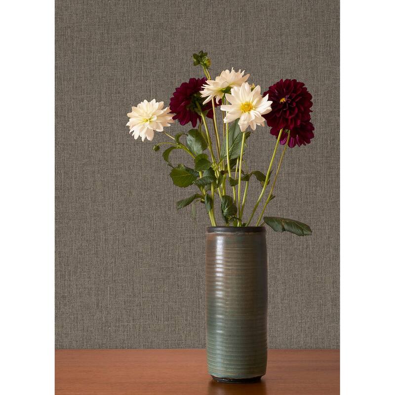 A-Street Prints Cromie Brown Texture Wallpaper