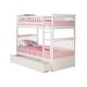 preview thumbnail 7 of 12, Columbia Twin over Twin Bunk Bed with Twin Trundle in White