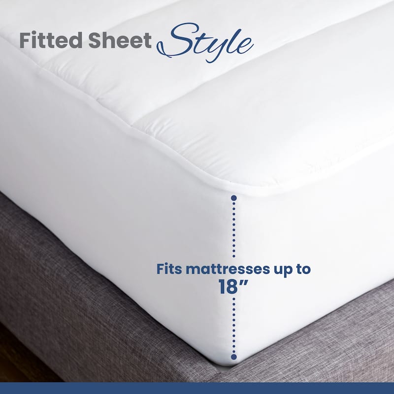 Martex Quilted Mattress Pad - White