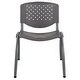 preview thumbnail 23 of 75, Powder-coated Metal/ Plastic Stackable Chair (Set of 5)