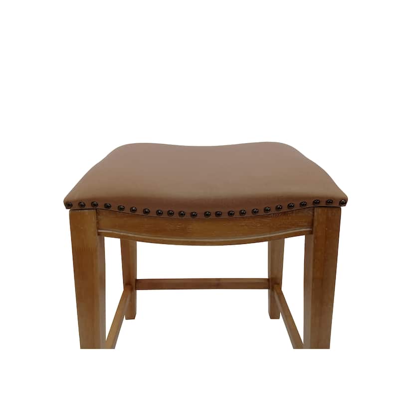 Carolina Living Sawyer 25" Saddle Counter Stool - Set of 2