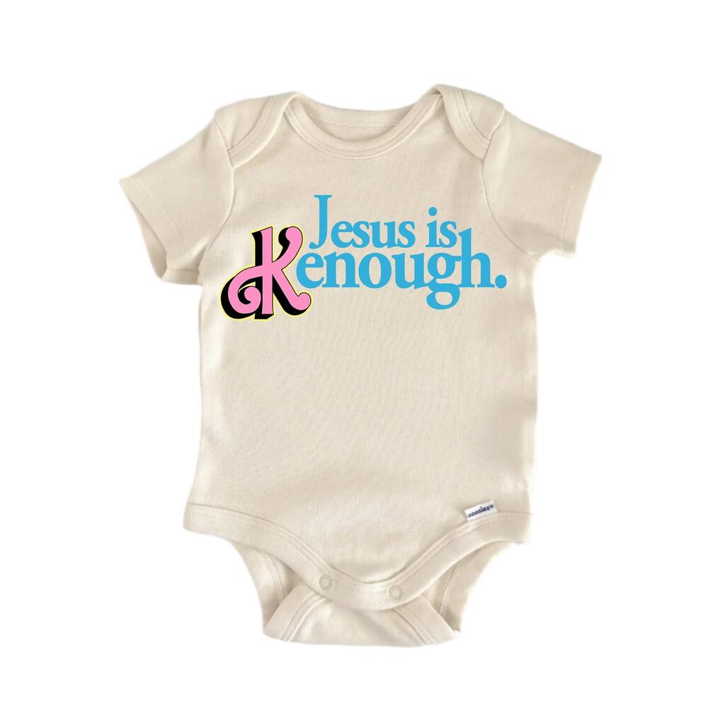 Is Kenough Jesus Religious God Christian - Baby Boy Girl Clothes Bodysuit