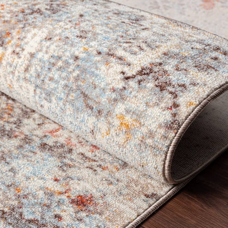 Sky/Vintage Earth Transitional Area Rug