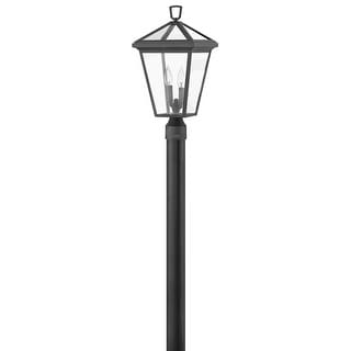 Hinkley Alford place 2-Light Outdoor Post Mount in Museum Black
