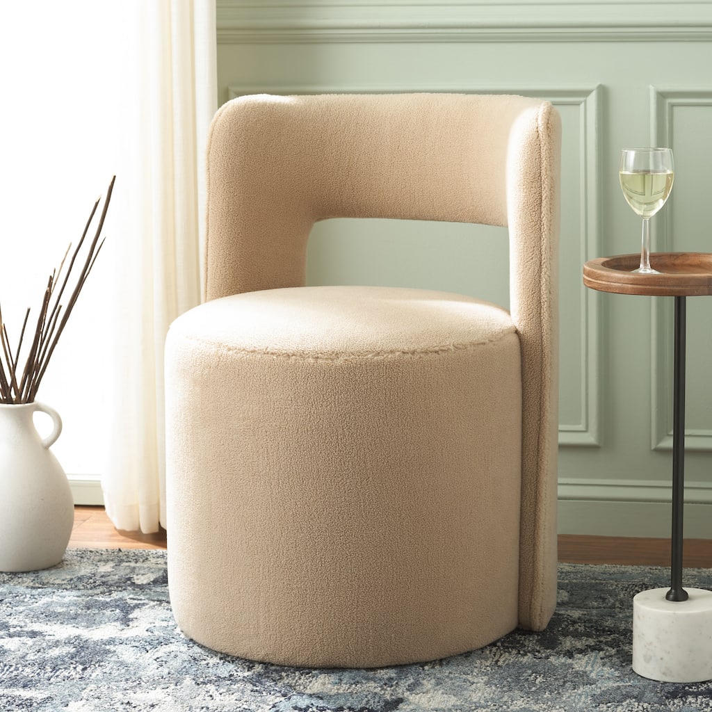 SAFAVIEH Jojo Upholstered Accent Chair, Fully Assembled - 23"W x 22"D x 30"H