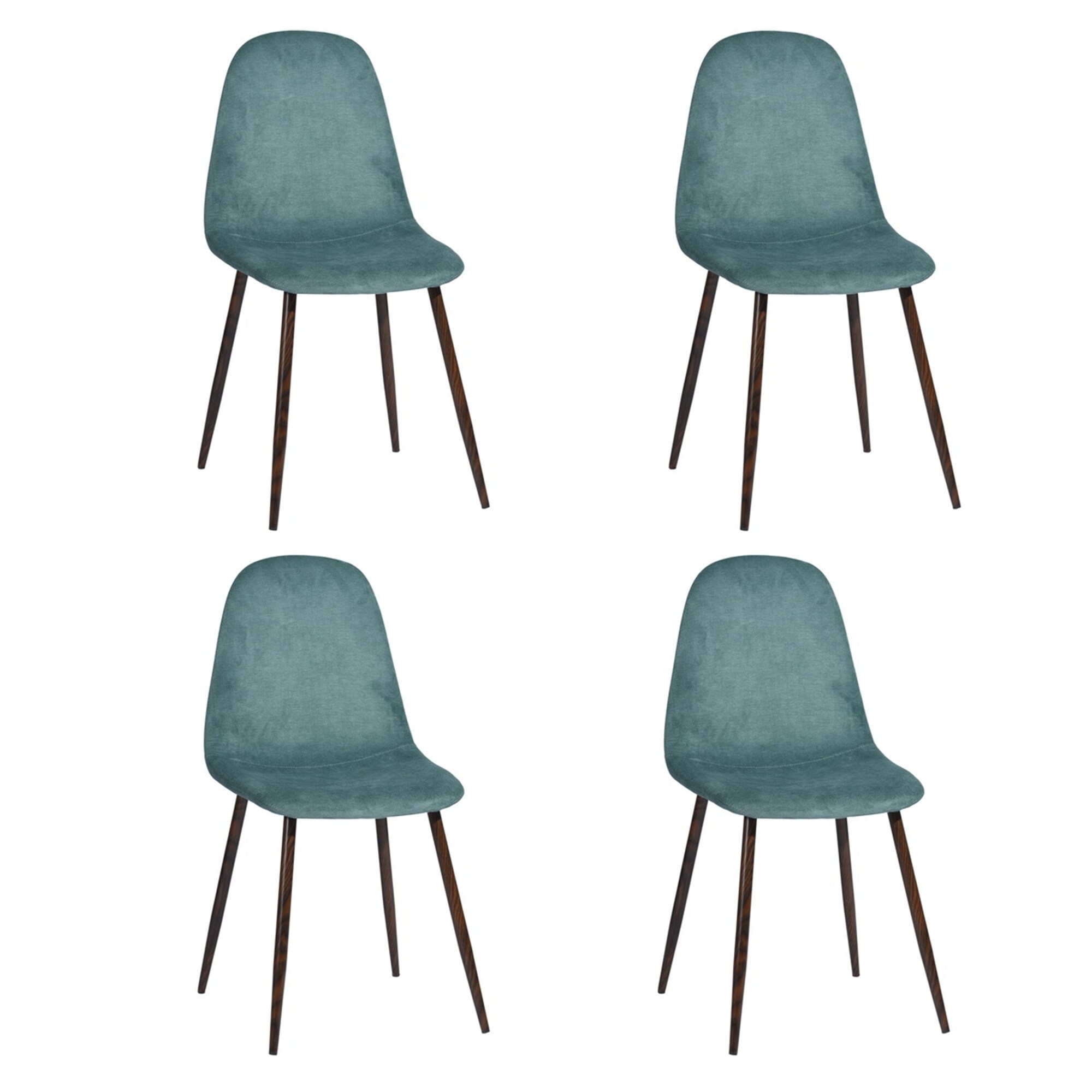 Homylin Charlton Vintage Side Dining Chair Set of 4