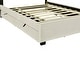 preview thumbnail 10 of 12, Beige Button-Tufted Wingback Bed Velvet Frame Storage Platform Full Bed with Drawers, Trundle Bed and Smart LED Light Bed Frame